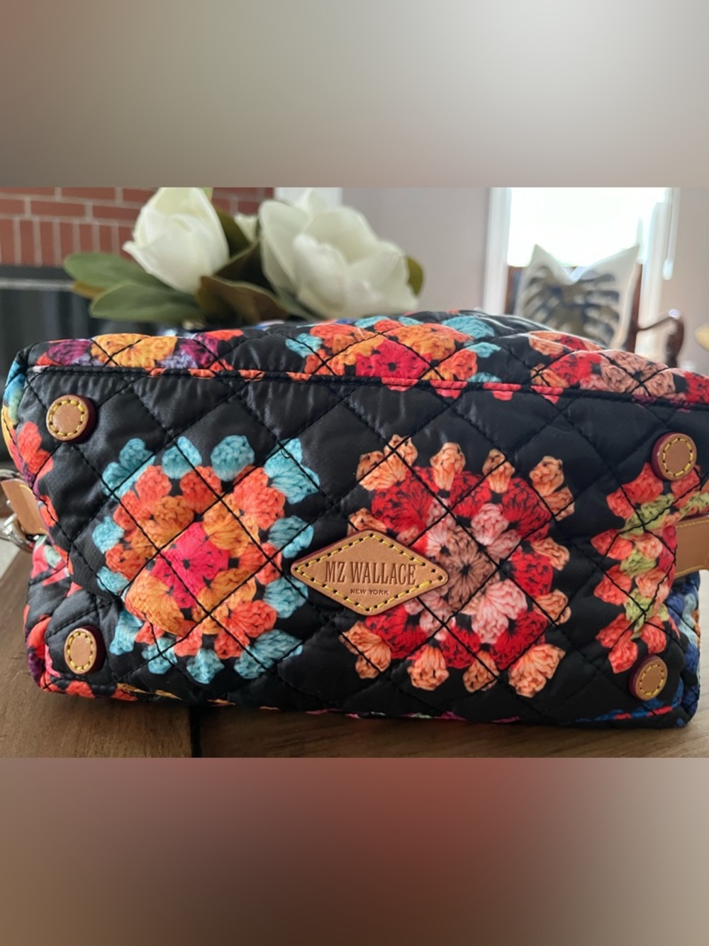 MZ Wallace Small Sutton Crochet 🧶 Print; New without tag - Picture 4 of 7